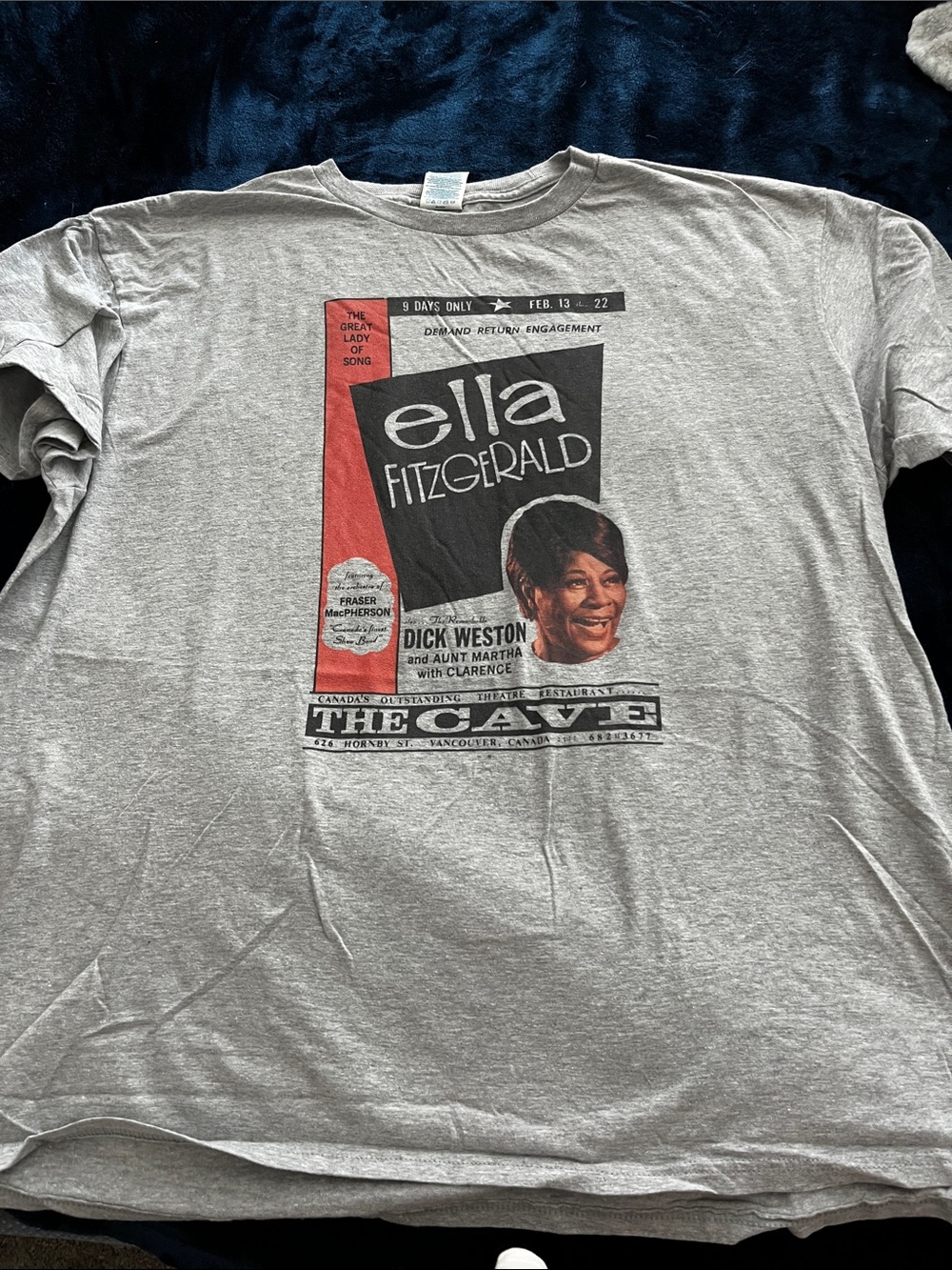 Ella Fitzgerald Graphic Tee -unisex BNWOT
